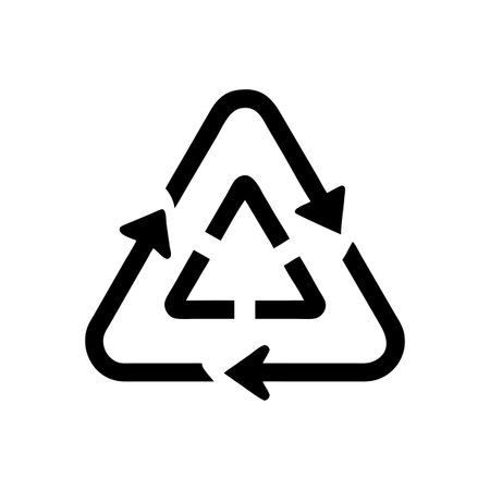 Recycle Symbol Icon Vector for User Interface Websites and Mobile Applicationsのイラスト素材