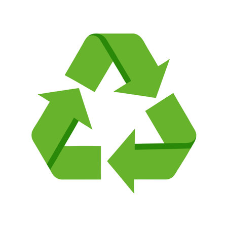Recycle Symbol Icon Vector for User Interface Websites and Mobile Applicationsのイラスト素材