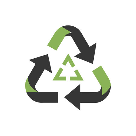 Recycle Symbol Icon Vector for User Interface Websites and Mobile Applications