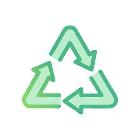 Recycle Symbol Icon Vector for User Interface Websites and Mobile Applications