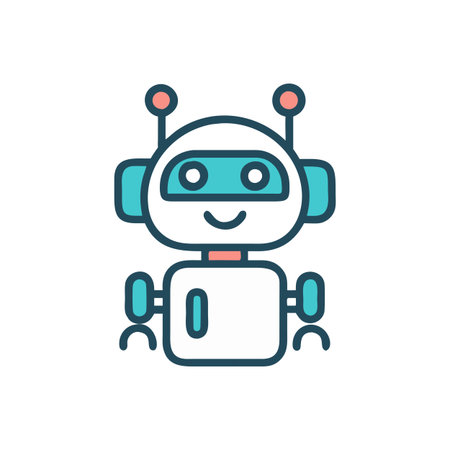 Robot Icon Vector for User Interface Websites and Mobile Applicationsのイラスト素材