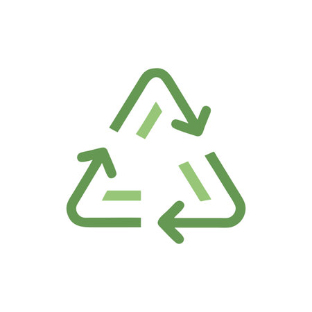 Recycle Symbol Icon Vector for User Interface Websites and Mobile Applications