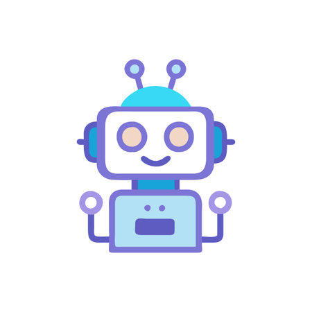 Robot Icon Vector for User Interface Websites and Mobile Applications