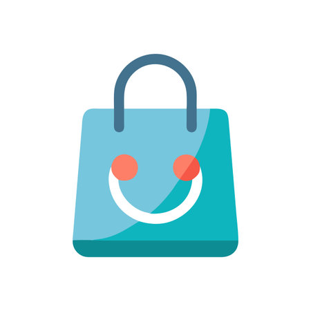 Shopping Bag Icon Vector for User Interface Websites and Mobile Applicationsのイラスト素材