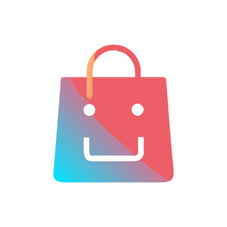 Shopping Bag Icon Vector for User Interface Websites and Mobile Applicationsのイラスト素材