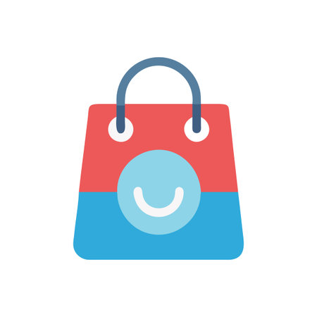 Shopping Bag Icon Vector for User Interface Websites and Mobile Applicationsのイラスト素材