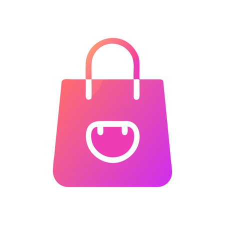 Shopping Bag Icon Vector for User Interface Websites and Mobile Applicationsのイラスト素材