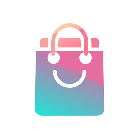 Shopping Bag Icon Vector for User Interface Websites and Mobile Applicationsのイラスト素材