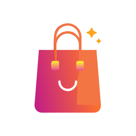 Shopping Bag Icon Vector for User Interface Websites and Mobile Applicationsのイラスト素材