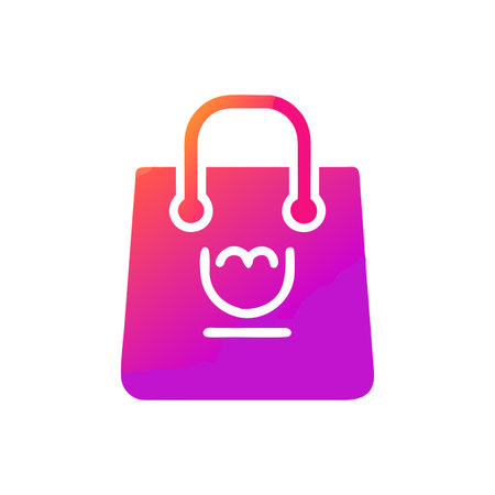 Shopping Bag Icon Vector for User Interface Websites and Mobile Applicationsのイラスト素材