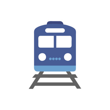 Train Icon Vector for User Interface Websites and Mobile Applications