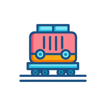 Train Icon Vector for User Interface Websites and Mobile Applicationsのイラスト素材