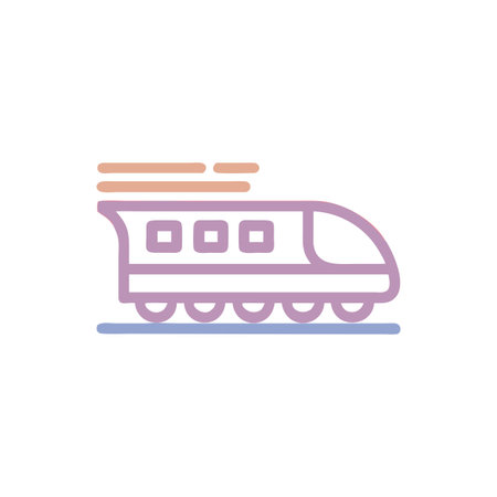 Train Icon Vector for User Interface Websites and Mobile Applications