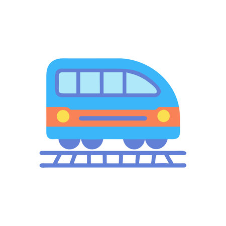 Train Icon Vector for User Interface Websites and Mobile Applications