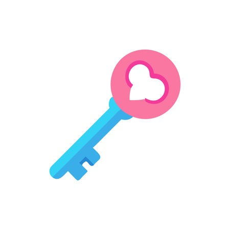Key Icon Vector for User Interface Websites and Mobile Applicationsのイラスト素材