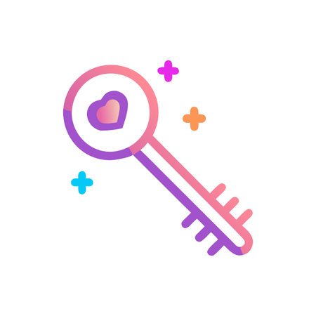 Key Icon Vector for User Interface Websites and Mobile Applicationsのイラスト素材
