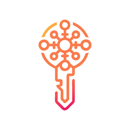 Key Icon Vector for User Interface Websites and Mobile Applicationsのイラスト素材