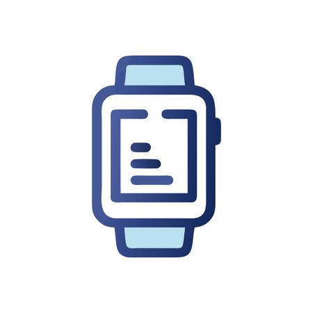 Smartwatch Icon Vector for User Interface Websites and Mobile Applicationsのイラスト素材