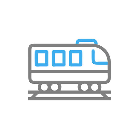 Train Icon Vector for User Interface Websites and Mobile Applications