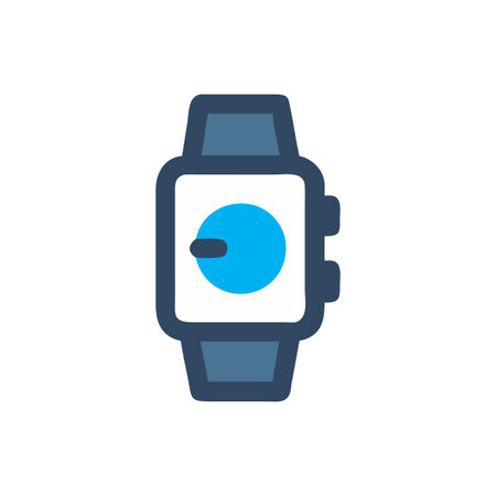 Smartwatch Icon Vector for User Interface Websites and Mobile Applicationsのイラスト素材