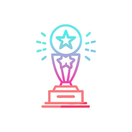 Trophy Icon Vector for User Interface Websites and Mobile Applicationsのイラスト素材