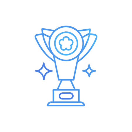 Trophy Icon Vector for User Interface Websites and Mobile Applicationsのイラスト素材