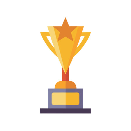 Trophy Icon Vector for User Interface Websites and Mobile Applicationsのイラスト素材