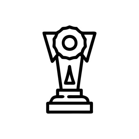 Trophy Icon Vector for User Interface Websites and Mobile Applicationsのイラスト素材