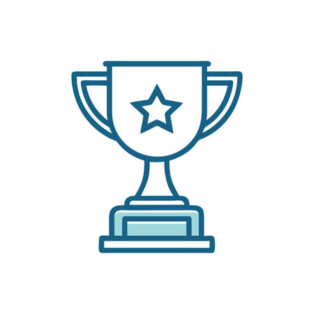 Trophy Icon Vector for User Interface Websites and Mobile Applicationsのイラスト素材
