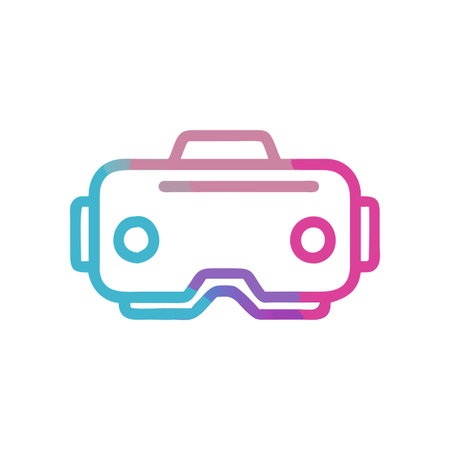 Virtual Reality VR Headset Icon Icon Vector for User Interface Websites and Mobile Applications