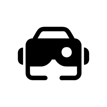 Virtual Reality VR Headset Icon Icon Vector for User Interface Websites and Mobile Applications