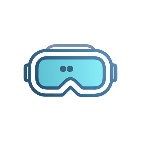 Virtual Reality VR Headset Icon Icon Vector for User Interface Websites and Mobile Applications