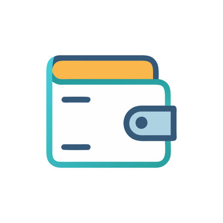 Wallet Icon Vector for User Interface Websites and Mobile Applicationsのイラスト素材