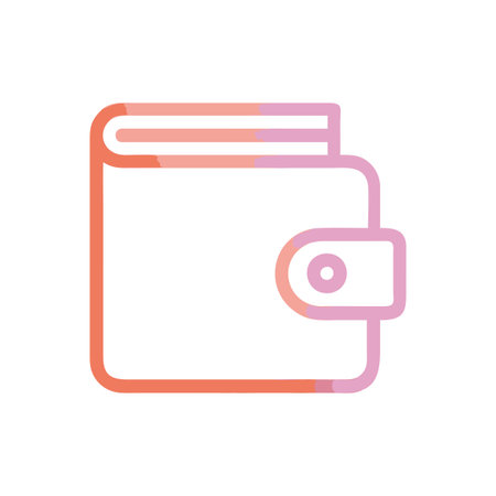 Wallet Icon Vector for User Interface Websites and Mobile Applications
