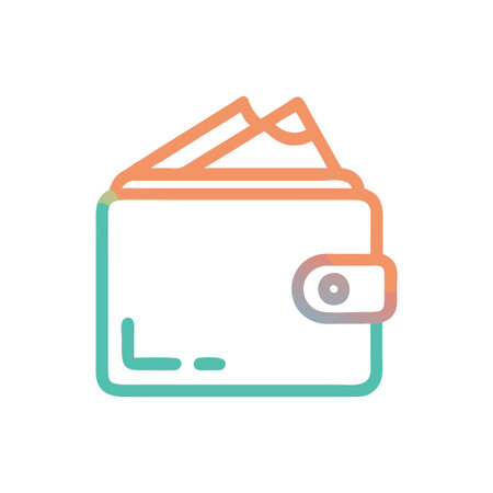Wallet Icon Vector for User Interface Websites and Mobile Applicationsのイラスト素材
