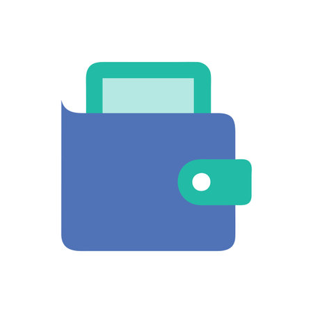 Wallet Icon Vector for User Interface Websites and Mobile Applications