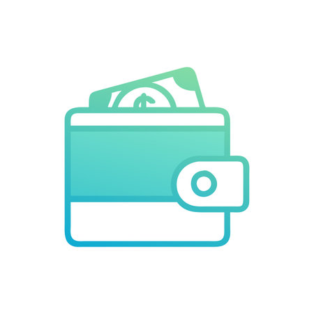 Wallet Icon Vector for User Interface Websites and Mobile Applicationsのイラスト素材