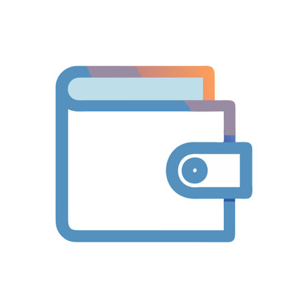 Wallet Icon Vector for User Interface Websites and Mobile Applications