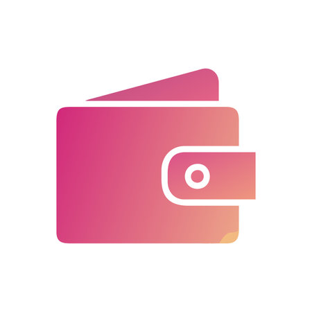 Wallet Icon Vector for User Interface Websites and Mobile Applications