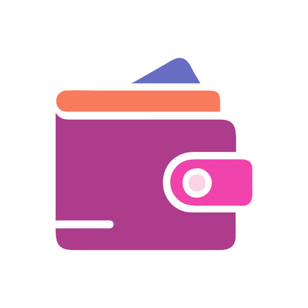 Wallet Icon Vector for User Interface Websites and Mobile Applicationsのイラスト素材