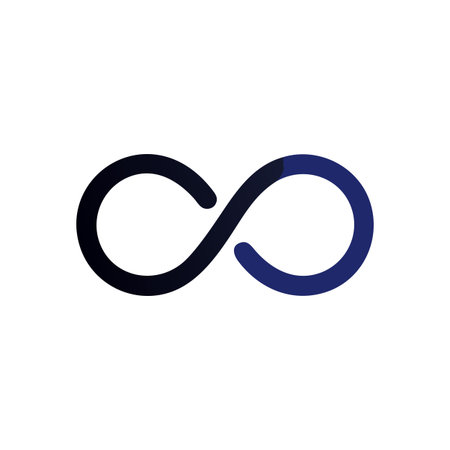 Infinity Symbol Icon Vector for User Interface Websites and Mobile Applications