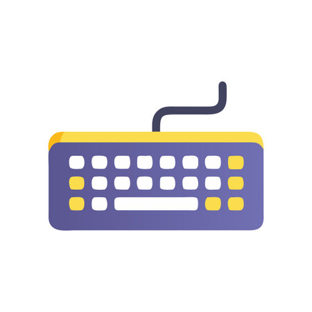 Keyboard Icon Vector for User Interface Websites and Mobile Applicationsのイラスト素材