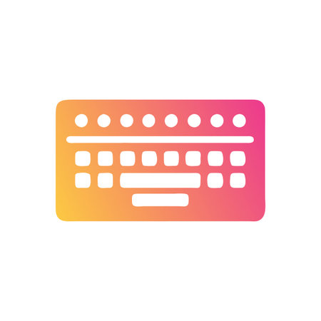 Keyboard Icon Vector for User Interface Websites and Mobile Applicationsのイラスト素材