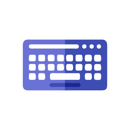 Keyboard Icon Vector for User Interface Websites and Mobile Applicationsのイラスト素材