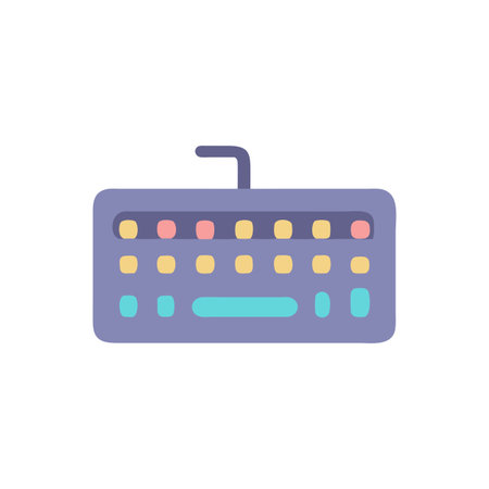 Keyboard Icon Vector for User Interface Websites and Mobile Applications