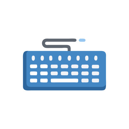 Keyboard Icon Vector for User Interface Websites and Mobile Applications
