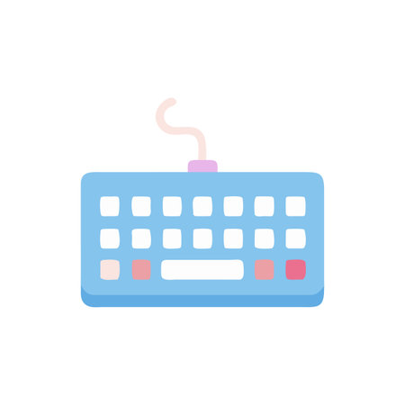 Keyboard Icon Vector for User Interface Websites and Mobile Applications