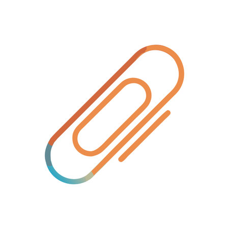 Paper Clip  Icon Vector for User Interface Websites and Mobile Applicationsのイラスト素材