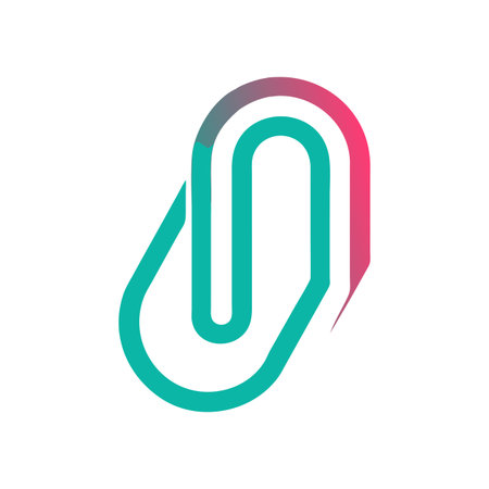 Paper Clip  Icon Vector for User Interface Websites and Mobile Applicationsのイラスト素材