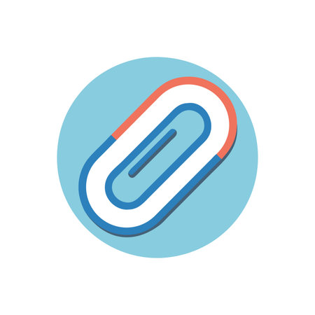 Paper Clip  Icon Vector for User Interface Websites and Mobile Applicationsのイラスト素材